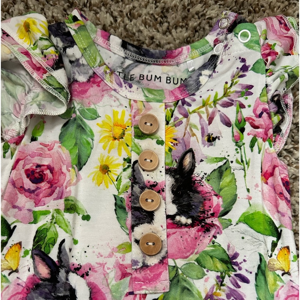 Bamboo romper size 12-18